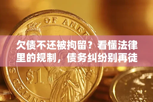 北京欠债不还被拘留？看懂法律里的规制，债务纠纷别再徒劳奔波