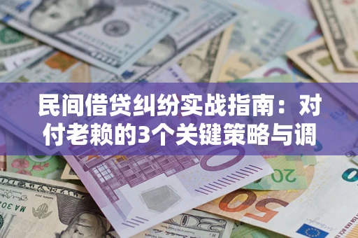 北京民间借贷纠纷实战指南：对付老赖的3个关键策略与调解盲区解析