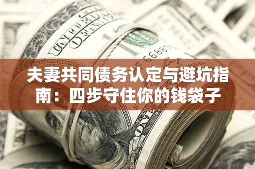北京夫妻共同债务认定与避坑指南：四步守住你的钱袋子