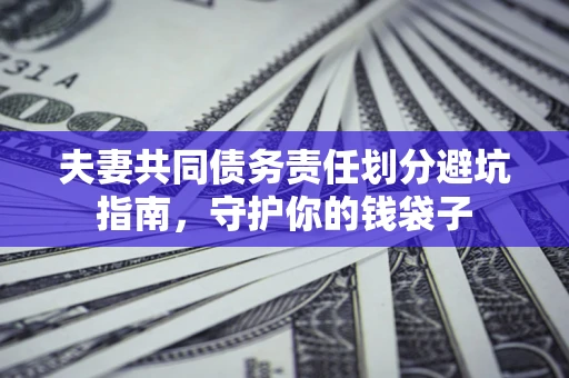 北京夫妻共同债务责任划分避坑指南，守护你的钱袋子